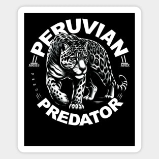 Peruvian Predator Jaguar Mountain 100% Peru Pride Magnet